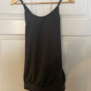 Workout top, open back. Built in bra